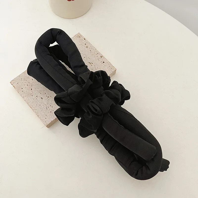 Щипцы для завивки волос Amazon, пеноматериал, большая губка, без нагрева, длинные губки