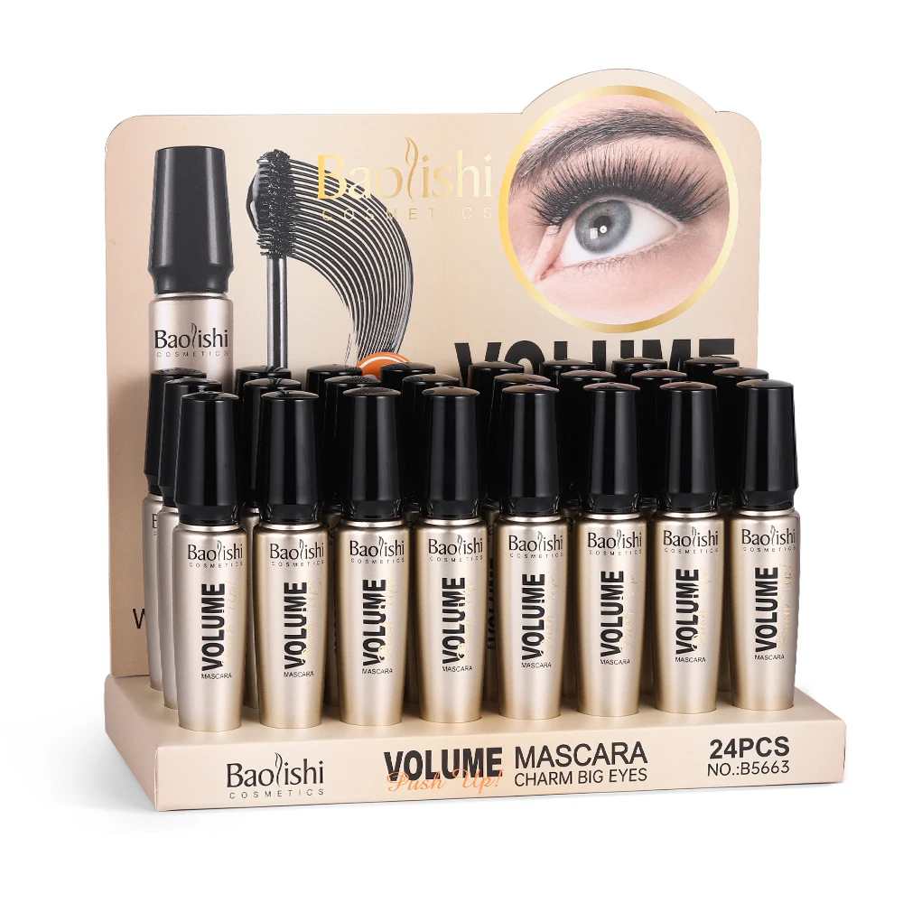 Private Label New Arrival Water Proof Black Volume Mascara Vegan Formula Volumizing Lash Smudge-Proof Cruelty Free Mascara