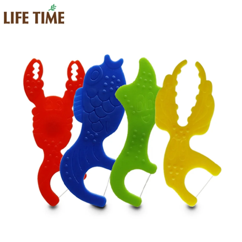 Dental Oral Care Factory kids Toothpicks Teeth Cleaning For Kids Protect Gum Children dental Floss Pick