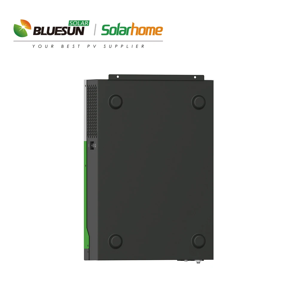 BLUESUN 5500W неэлектрифицированный солнечный инвертор Гибридный 3.5KW 5.5KW с немодулированным синусоидальным сигналом со слежением за максимальной точкой мощности Встроенный 100A солнечное зарядное