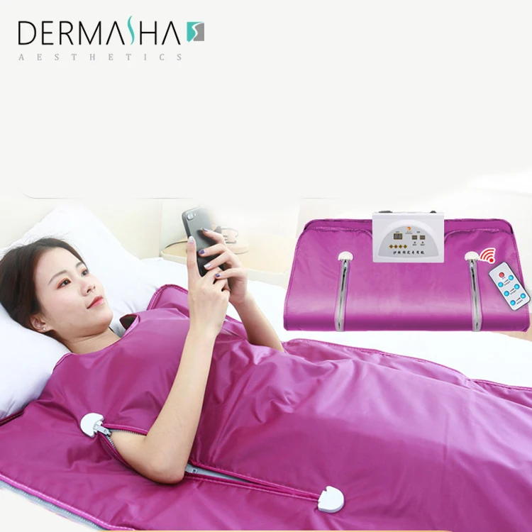 Professional Intelligent constant temperature with tourmaline sauna blanket for weight loss and detox