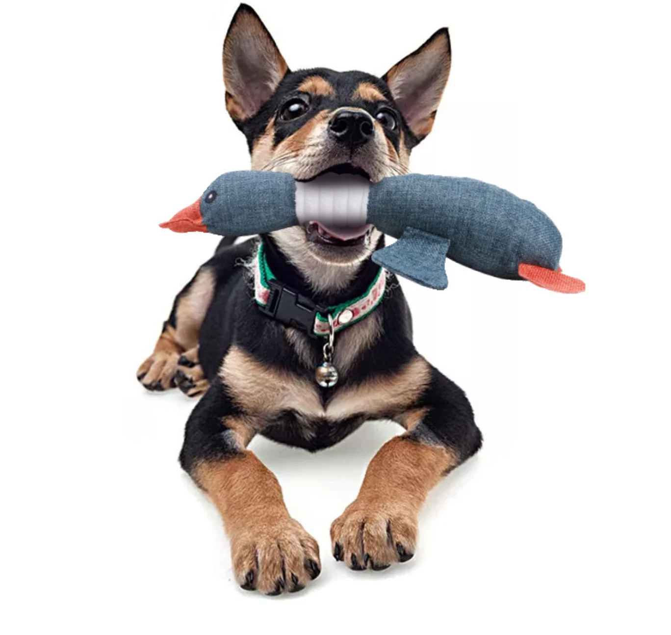 Pet Accessories Wild Goose Plush Animals Bite Toy Squeaky Dog Plush Toy