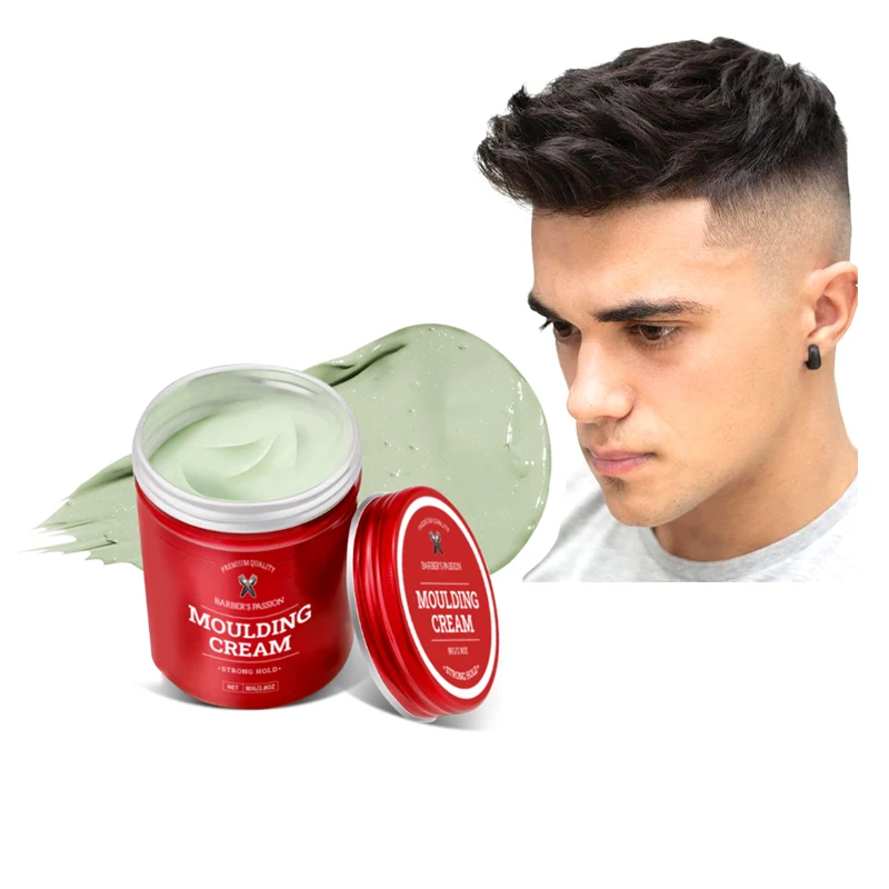 Barber Salon Natrual Look Easy to Use No Greasy Forming Molding Cream Wax Textured Hair Styling Moulding Cream For Men