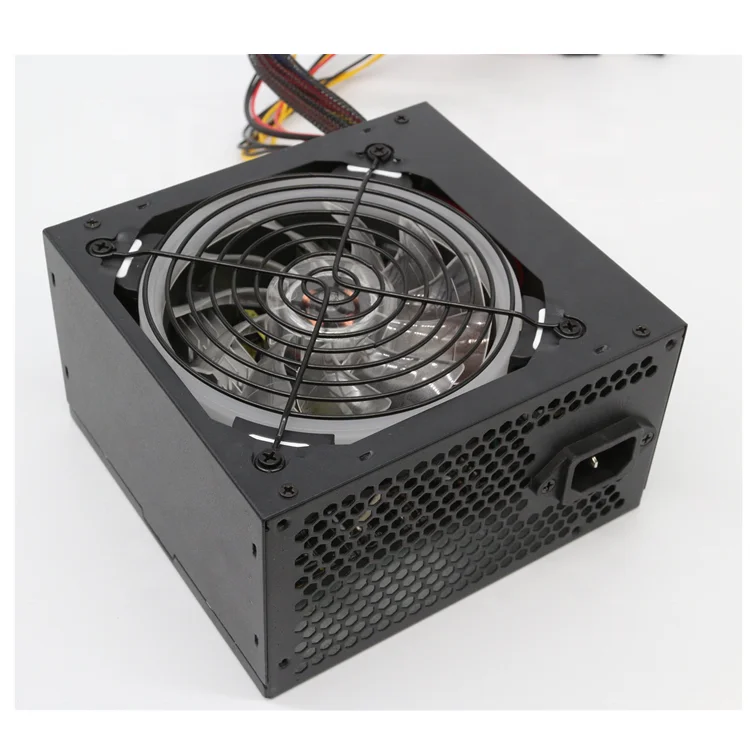 
New single voltage 80+500W/600W/700W/800W white card active transformer ATX high quality computer power supply 
