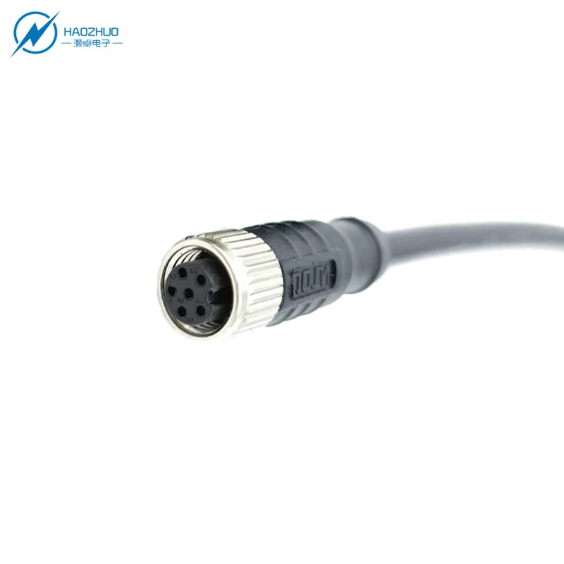 Waterproof Connector 2 Pin 0.75 M20 Straight Type 4 Pin Electrical Waterproof Circular M23 Connector