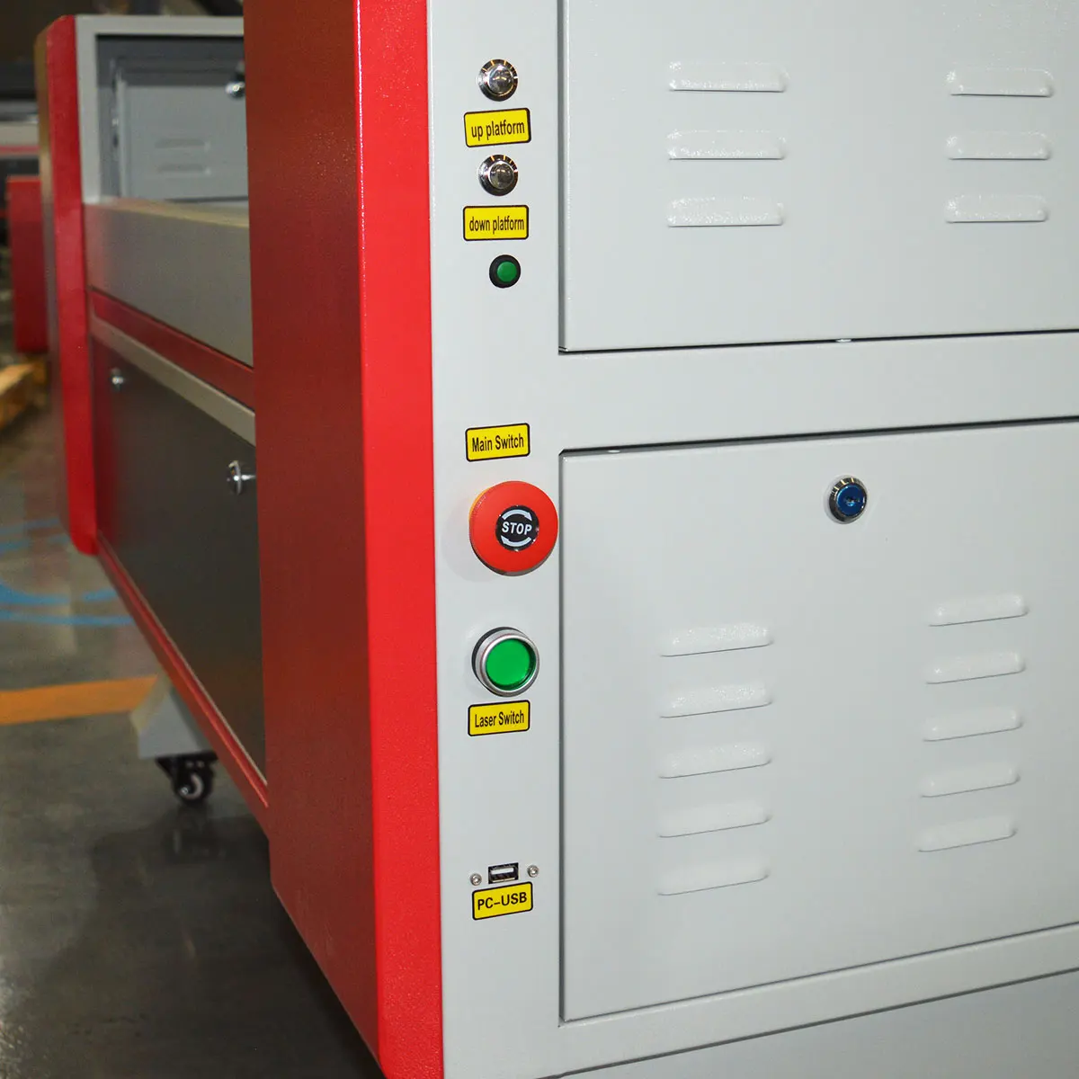 VOIERN 57 motor 1080 Ruida 60w  80w  laser carving machine/wood laser cutting machine 100w