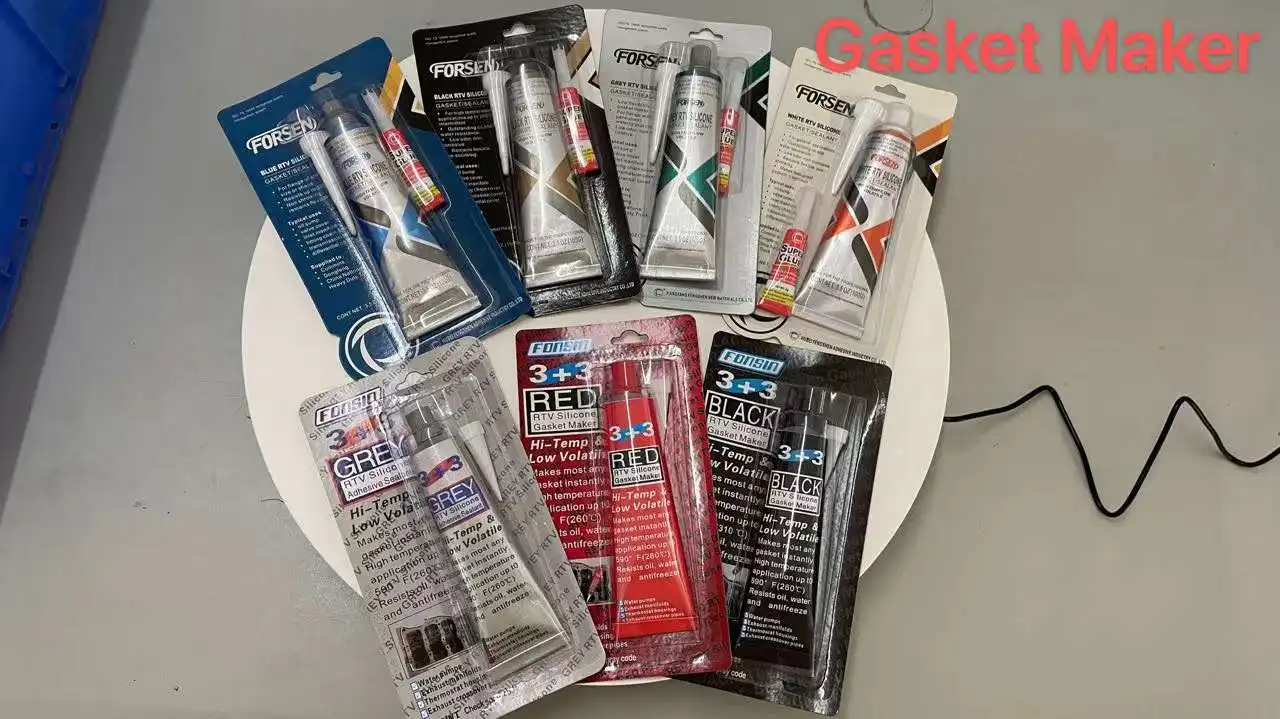 New Arrival Factory adhesive silicon sealants for auto Mega Grey RTV gasket maker