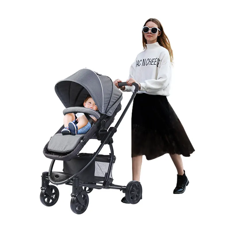 New Born Child 3 In 1 Poussette Bebe, 2020 Luxury  3 In 1 Baby Stroller Pram/