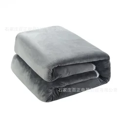 Wholesale cheap warm electric throw heated blanket for winter uk plug electric blanket heated king size household electric blank