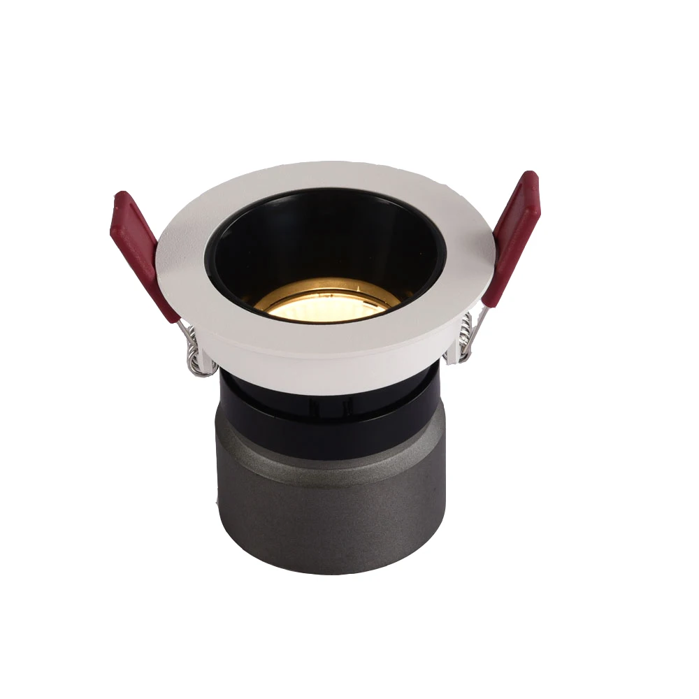 7W 10W 12W Anti-glare LED Spotlight with hole 75mm household Wall Washer Downlight Ceiling Embedded Borderless Spotlight