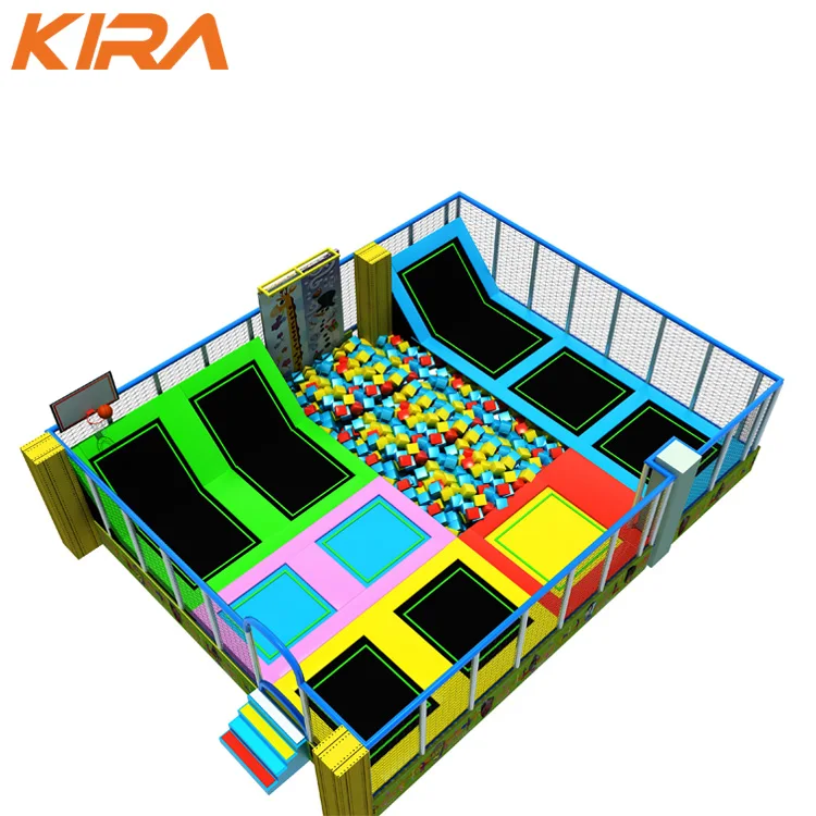 Indoor Playground Trampoline Park For Adults And Kids