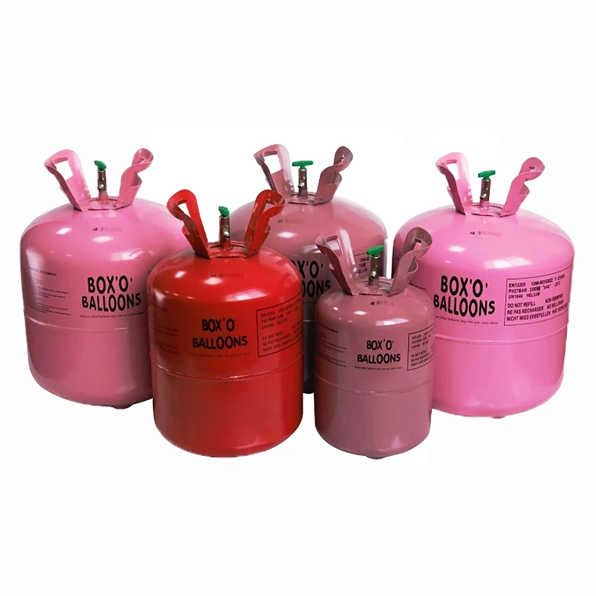 Wholesale and retail factory sell portable disposable balloon helium tank and balloons