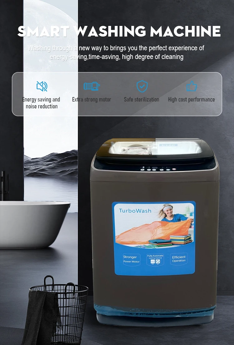 Smart Home Washing Machine The Best-selling Durable 15KG Electric Stainless Steel Automatic No Electricity Washing Machine Mukai