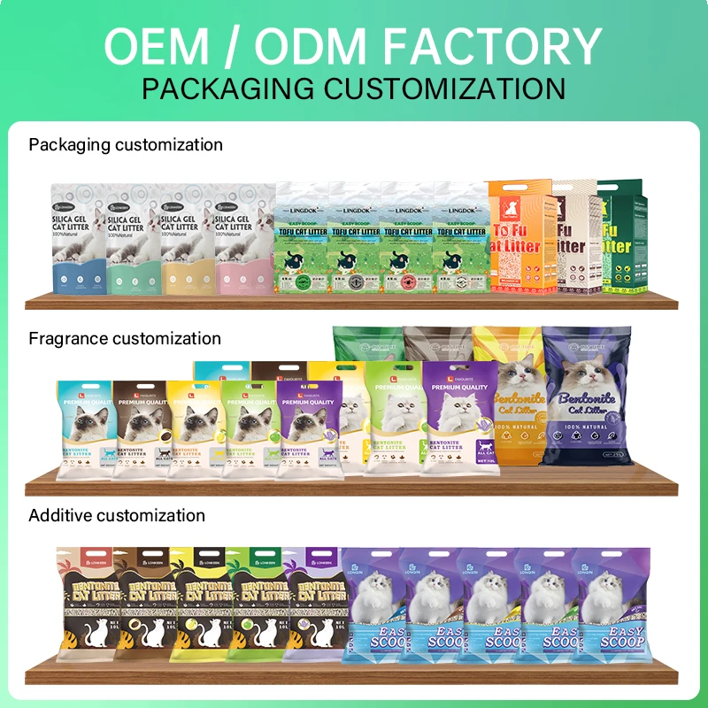 2023 new product deodorization specialized flushable tofu cat sands easy to clean indoor eco-friendly tofu cat litter