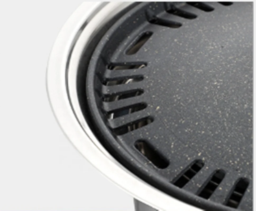 Portable Grill Wood Frame Chrome Feature Powder Folding Material stainless steel charcoal
