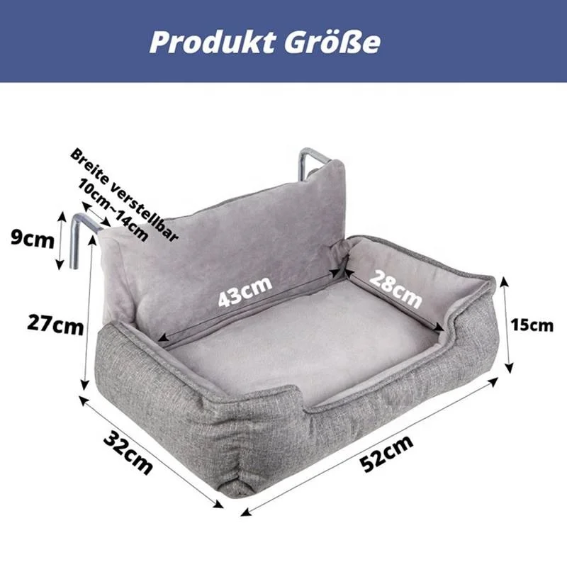 Wholesale Pet Cat Hammock Bed Custom household Cat Hammock with Plush Nap Mat with Wire Bed Frame