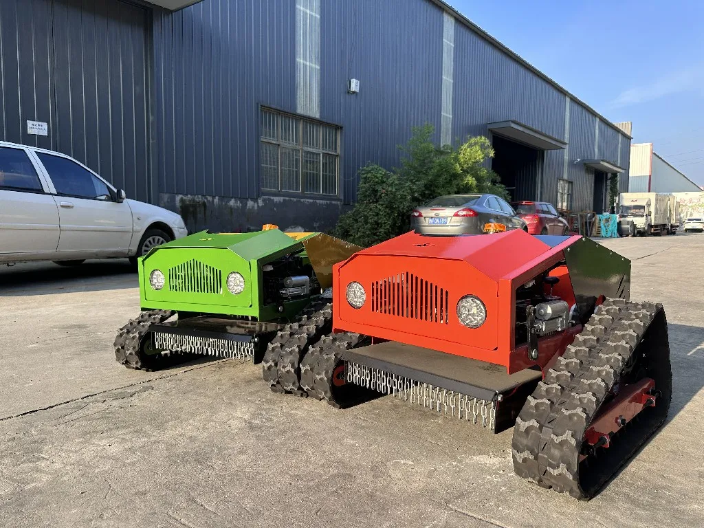 Mini crawler remote control lawn mower grass blade Robot Mower