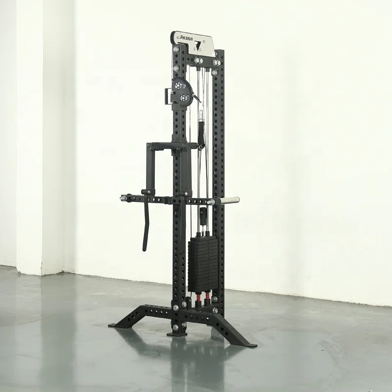 Home use Multi Functional Trainer  Weight REP 3mm steel tube Power Cage Single cable machine for club