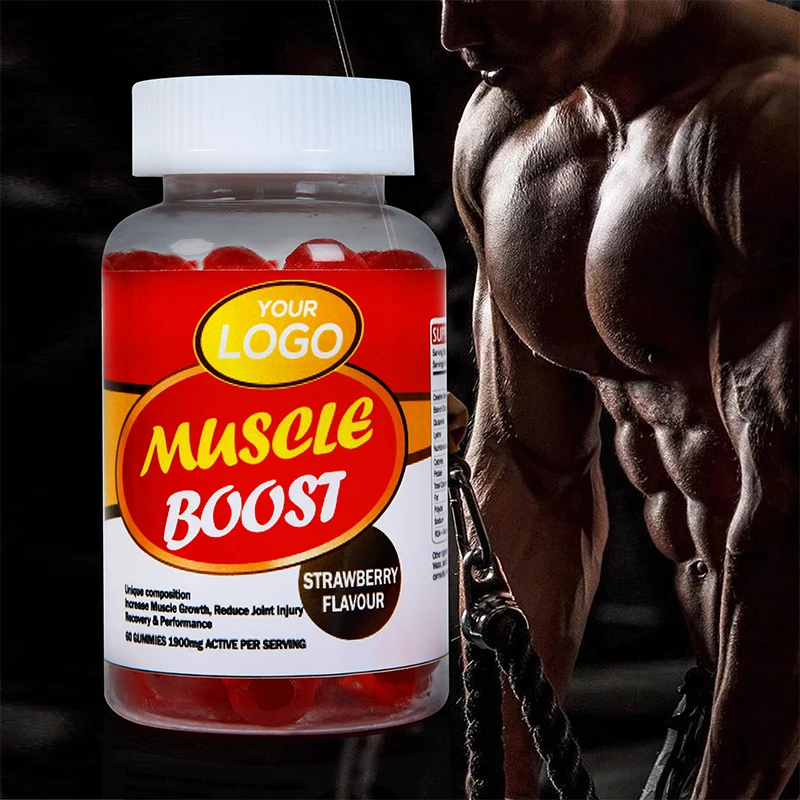 Hot Selling Creatine Gummies Muscle Builder Glutamic acid  Creatine Monohydrate Creatine Gummy