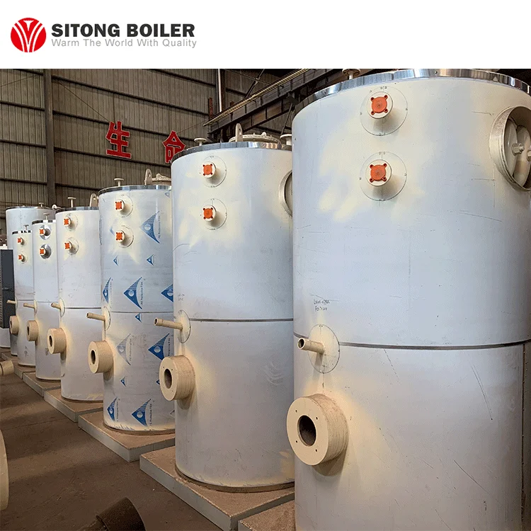 0.1t 500kg/h 4t/h Small Vertical Diesel Oil HFO LNG LPG Fired Steam Boiler for