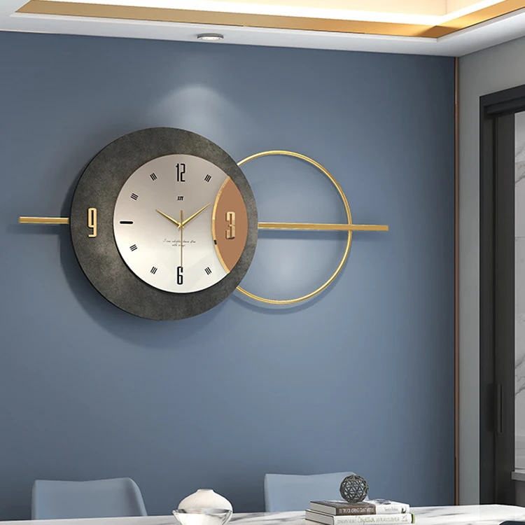 Luxury clock watches hanging clocks living rooms modern minimalist internet celebrities grand home restaurants decorative clocks