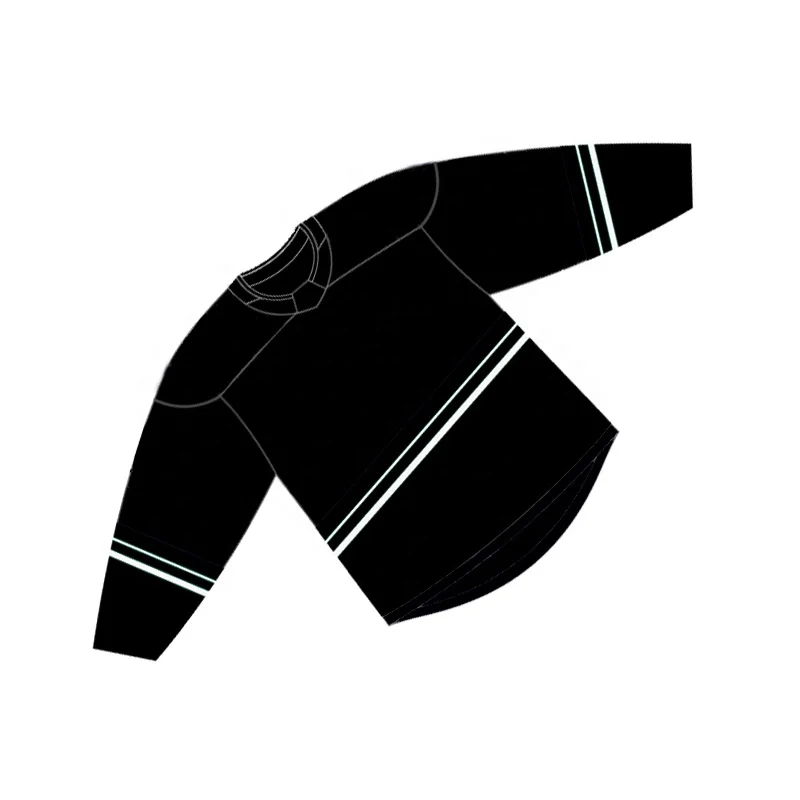 H6400 black custom hockey jerseys no minimum ice hockey uniforms