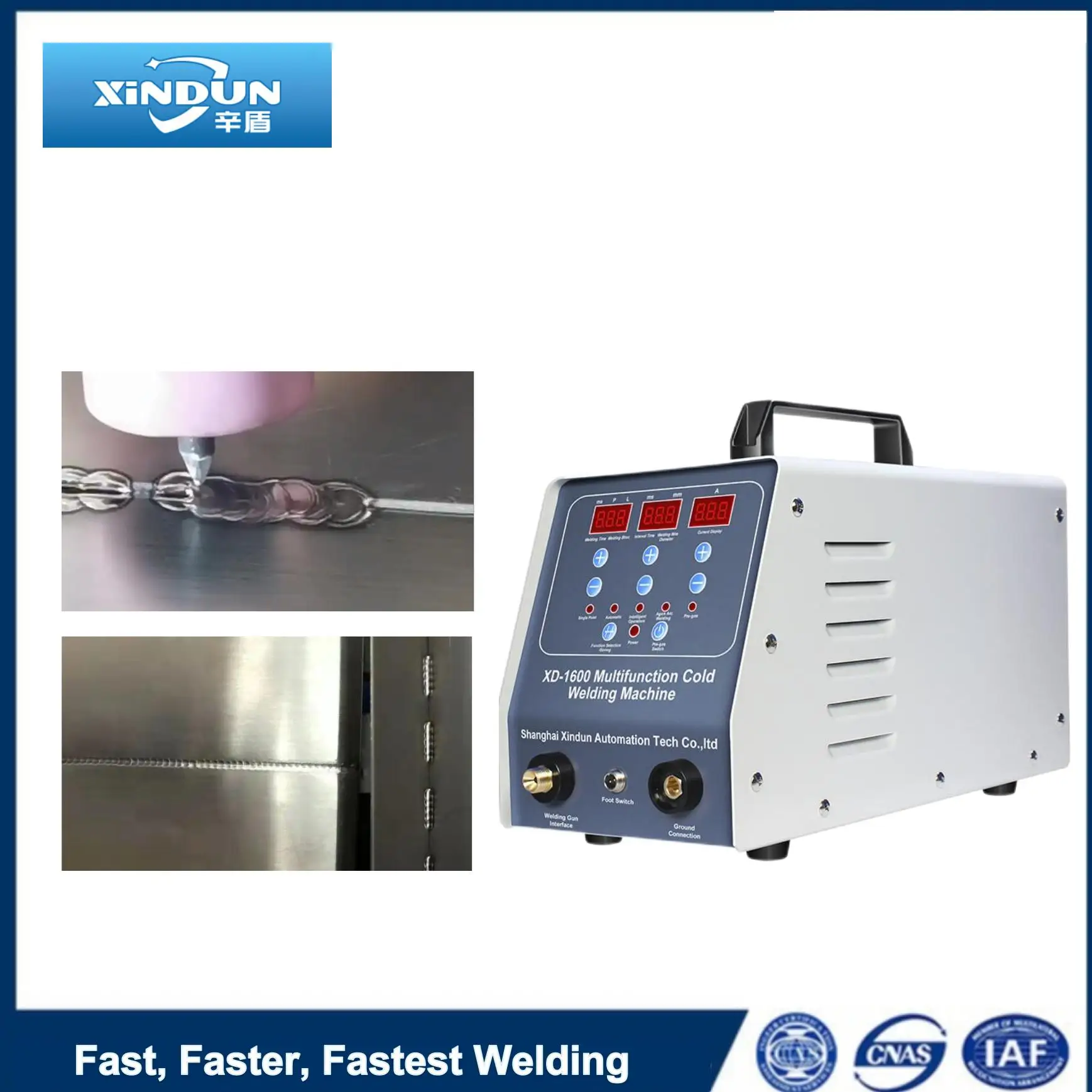 XD-1600 Cold Welding Die Casting Defects Mode Repair Machine
