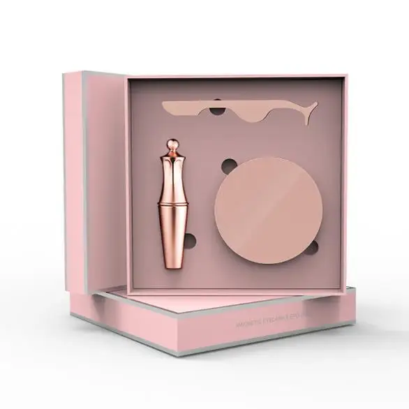 Wholesale Custom Packaging Eyelashes Own Brand Newest Styles Magnetic Eyeliner Lashes 3D Wholesale Magnetic Eyelashes