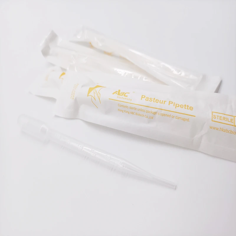 Lab Use  Disposable Pipette Neutral Hard Glass  Pasteur Pipette  3ml