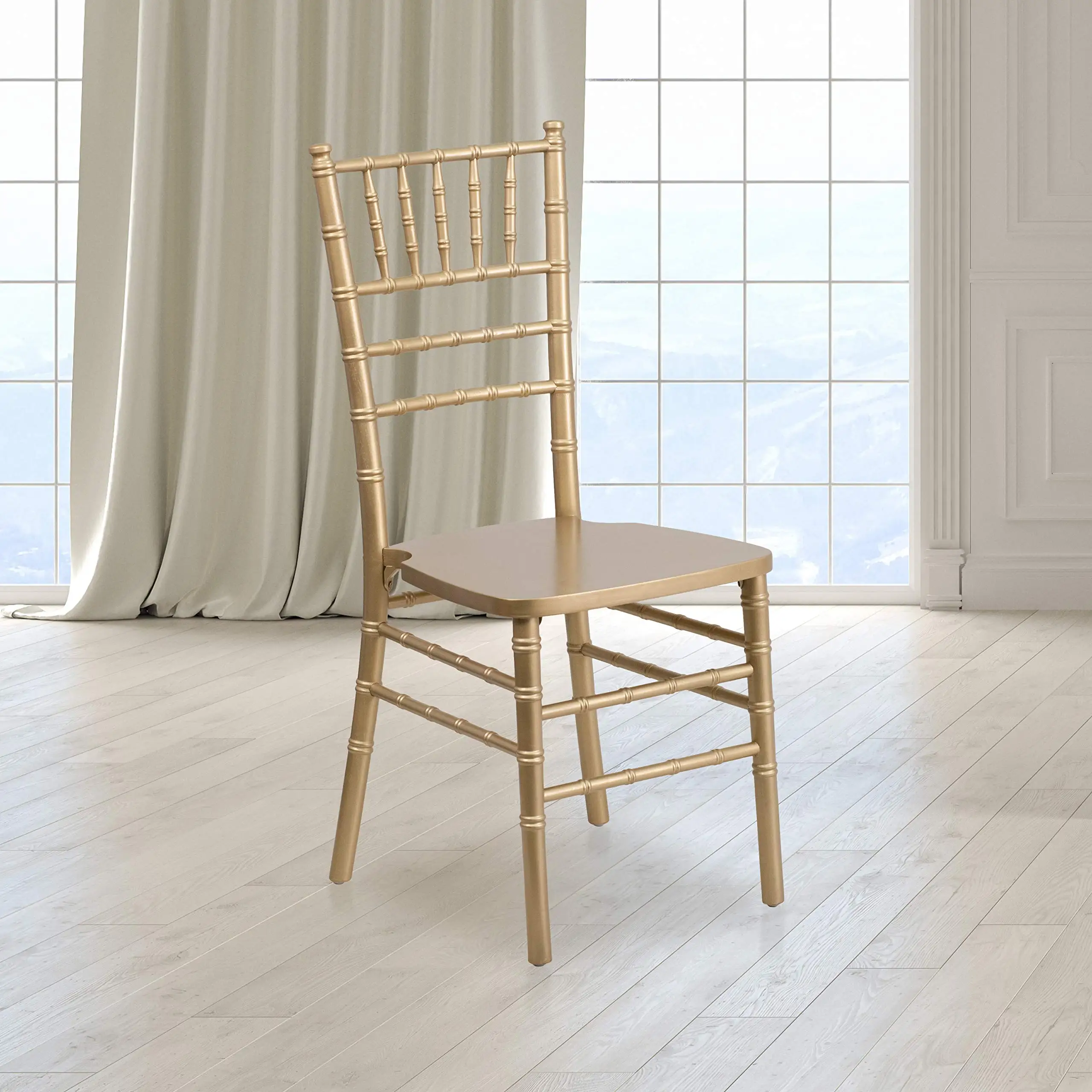 Оптовая продажа Роскошный металлический золотой стул Тиффани chiavari для свадьбы