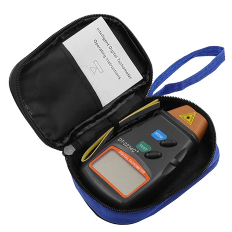 Digital Laser Counter Meter Non-contact Tachometer Rev RPM Counter for Testing Engine Rotation Speed Gauge Tools