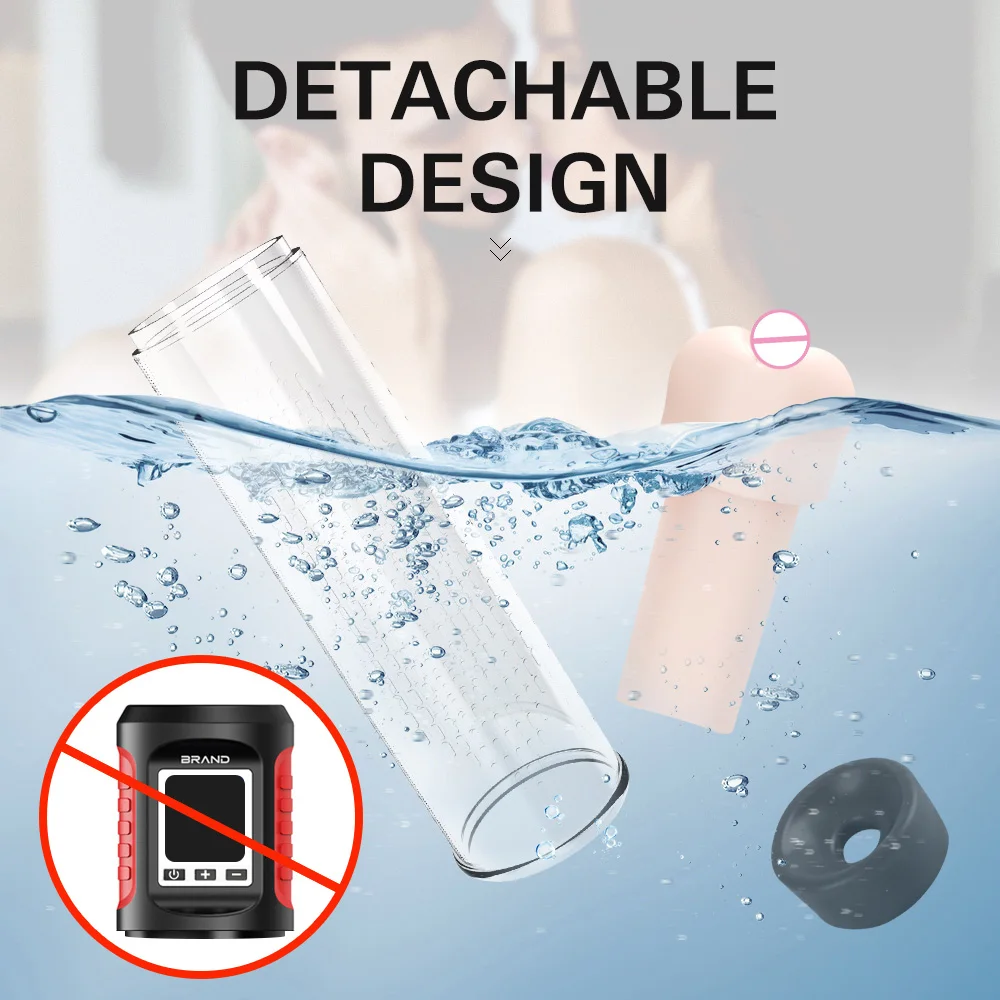 hot selling male penis massager automatic penis pump enlargement LED penis Enhancement Pump Device