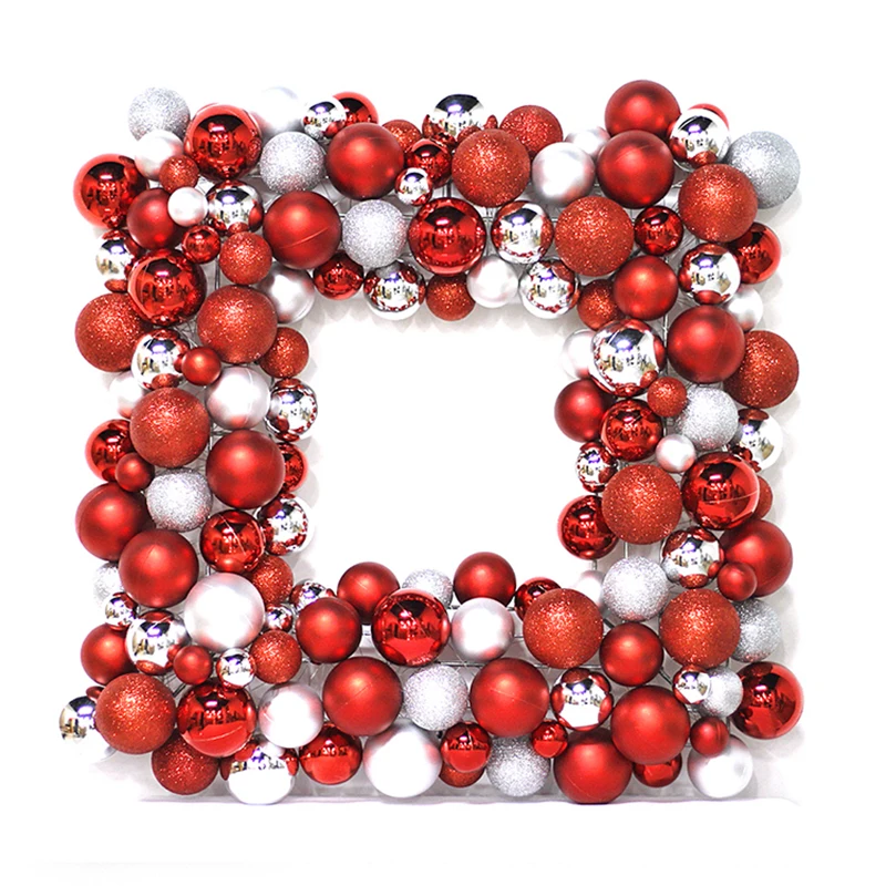 Metal garland supplies wholesale wreath frame for new year party decoration