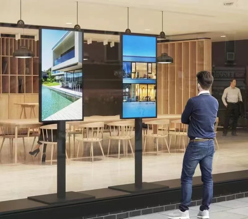 High Brightness Window Facing Display High Quality Lcd Digital Signage Display