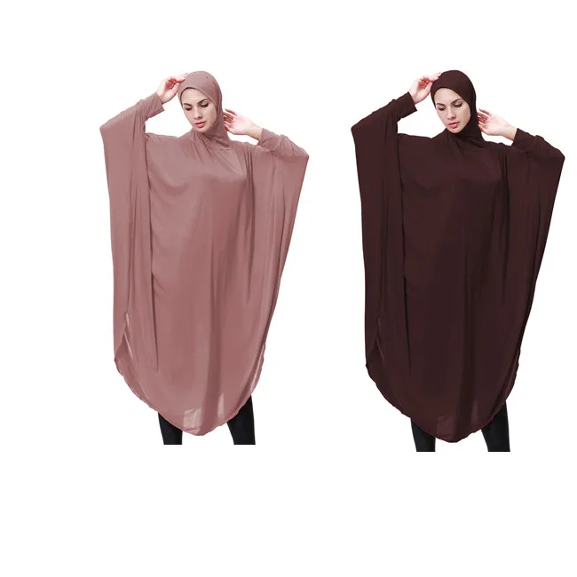 
SE3099 Arab Turkish Jilbab Dubai Long Muslim Women Islamic Dresses Plain White Color Latest Designs Pray Simple Black Abaya 