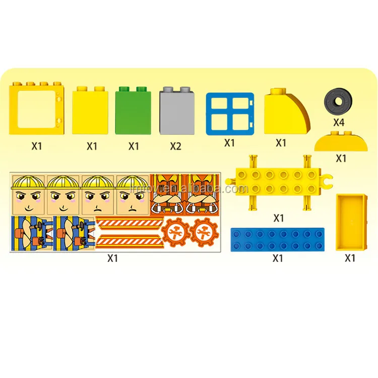 15-50Pcs Compatible Building Blocks Preschool Educational DIY Bricks large big size plastic Toys for Children Gifts