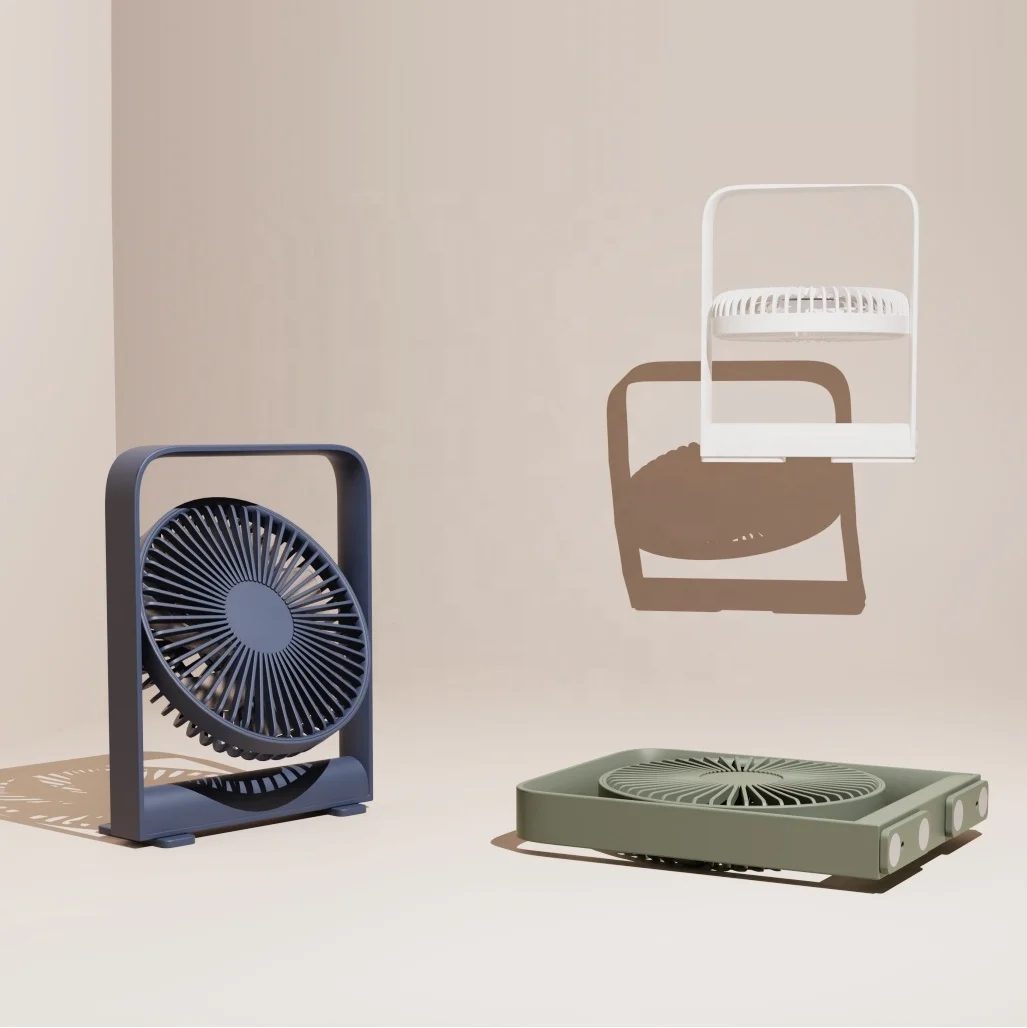 2024 New Arrival Portable Magnetic Desktop Fan | USB Rechargeable Mini Handheld Desk Fan for Office Use