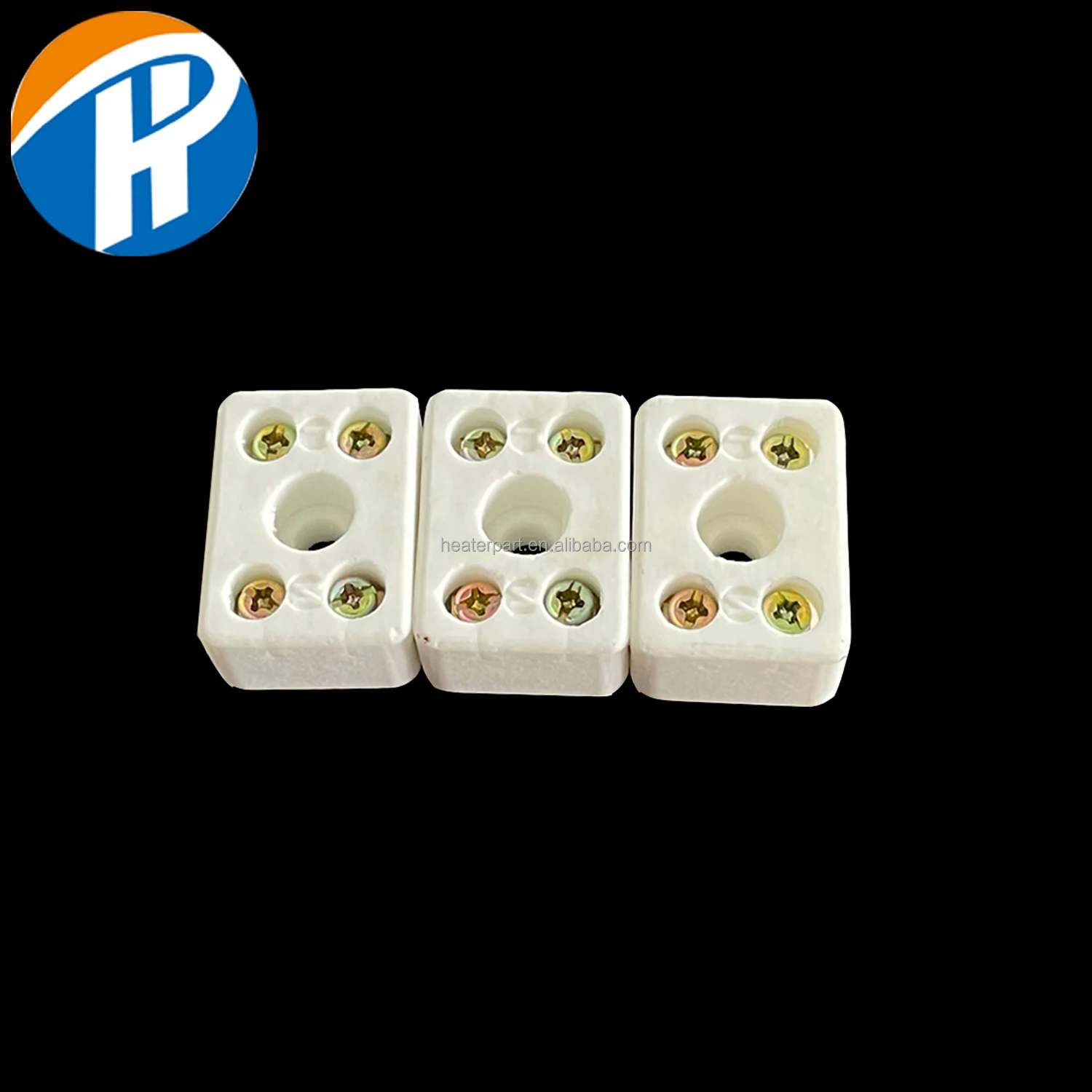 Factory Provides Ceramic Alumina Wire Terminal Cable Porcelain Block Ceramic wiring Terminal Connector