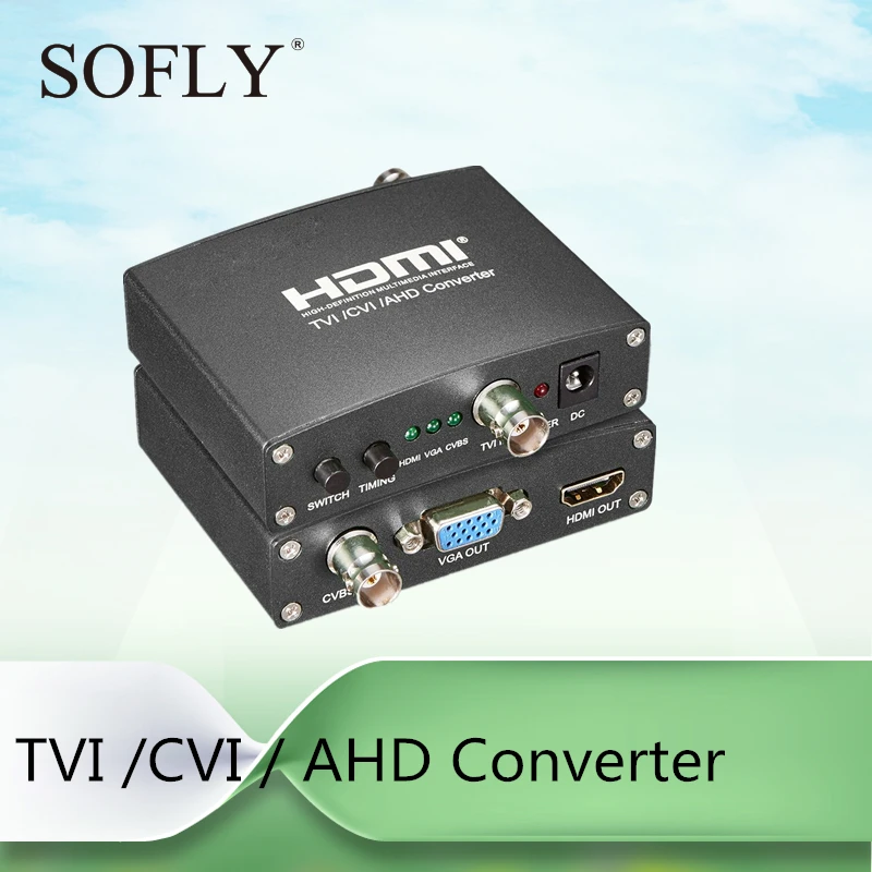 SFX TVI/AHD конвертер HDMI, с 1080 P цикличное выполнение TVI/AHD выход