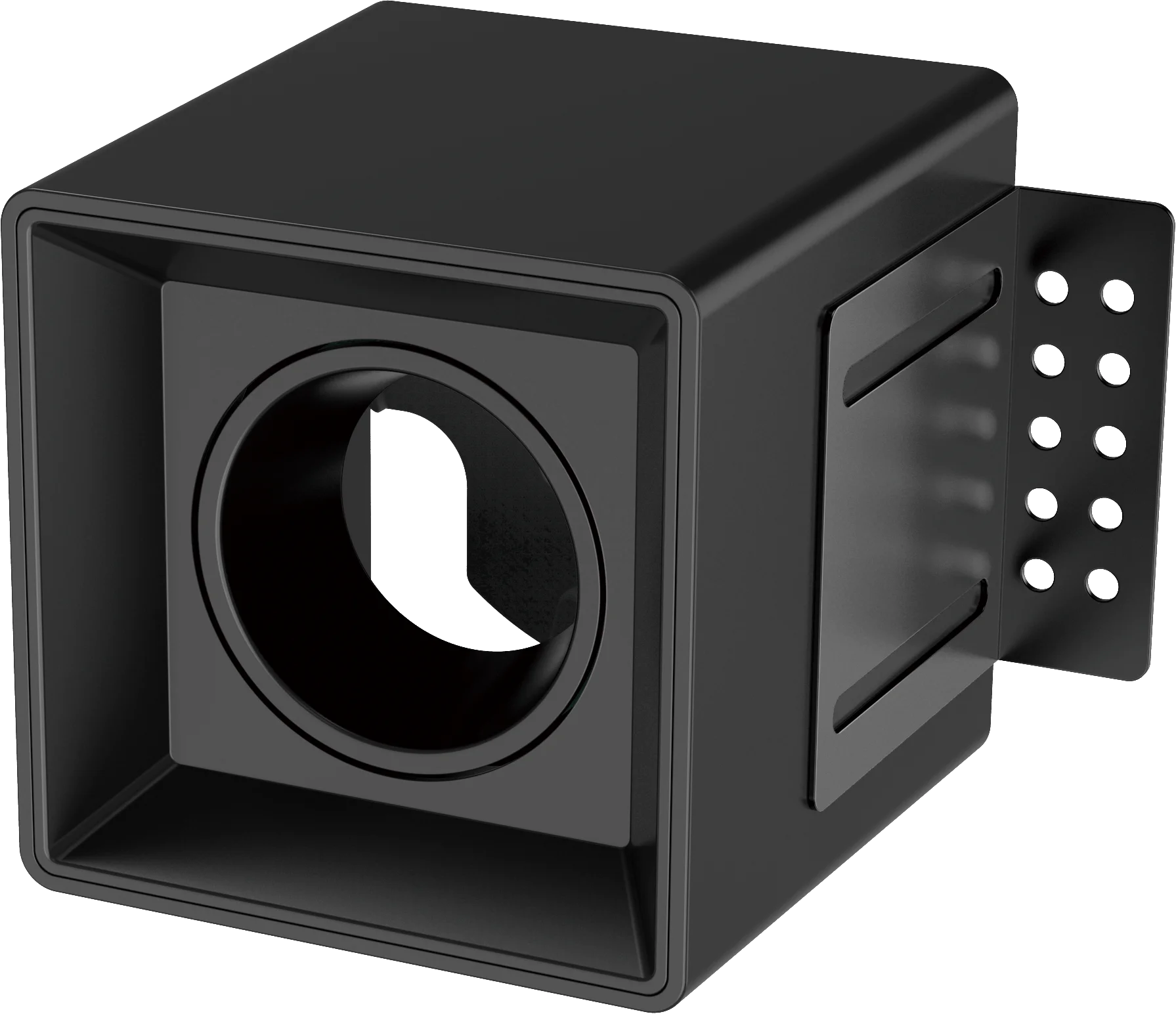 Chinese Manufacture Supply Garage Usage drilling free IP20 Square Surface Hanging Led PC Light Fixture Gu10 Mr16 Grille light