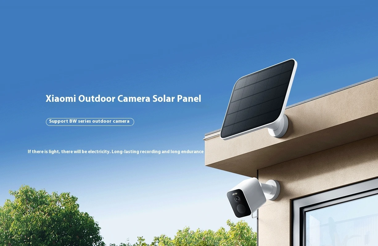 Xiaomi Camera Solar Panel Usb 5w Light Powered Long Range MJSXJ09BY