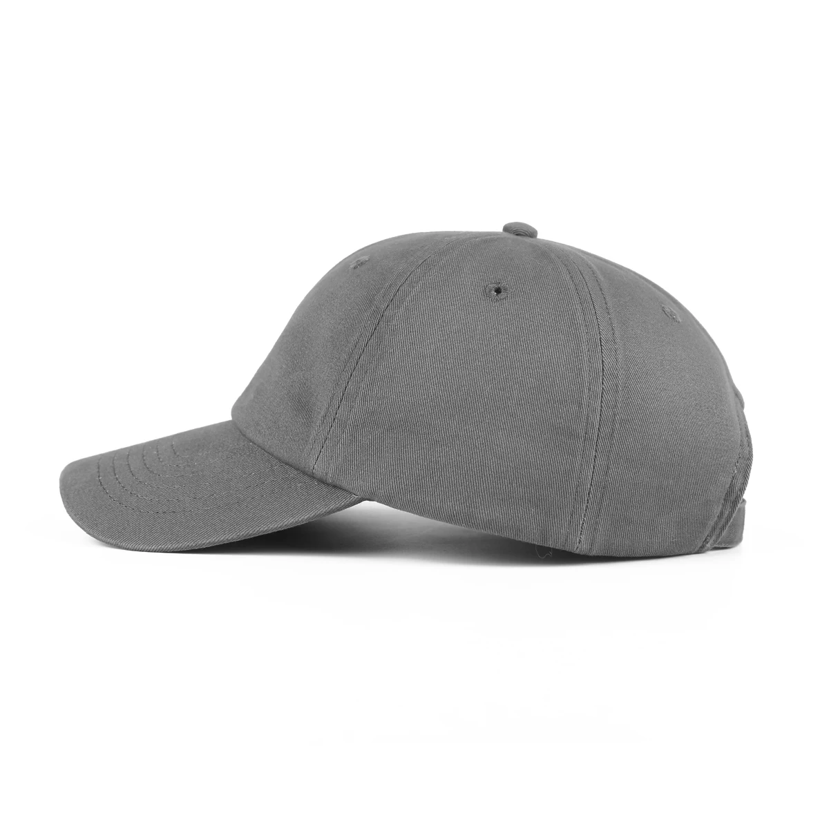 Wholesale New Style Custom Embroidery  Logo Brushed Dad Hat Cotton Washed 6 Panels Baseball Caps