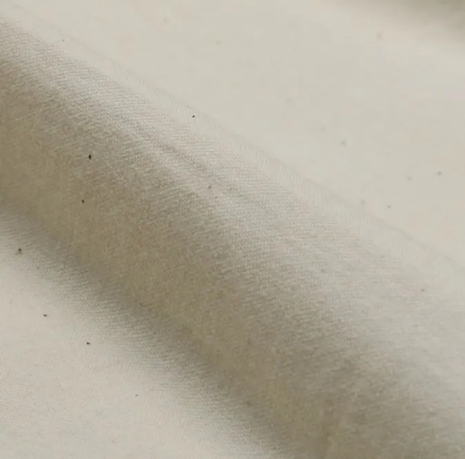 T/C 90/10 21*21 108*58 3/1 195GSM TC Blended Greige Twill Fabric Cotton Light Cotton Gulf Galabiyat Roll Textile