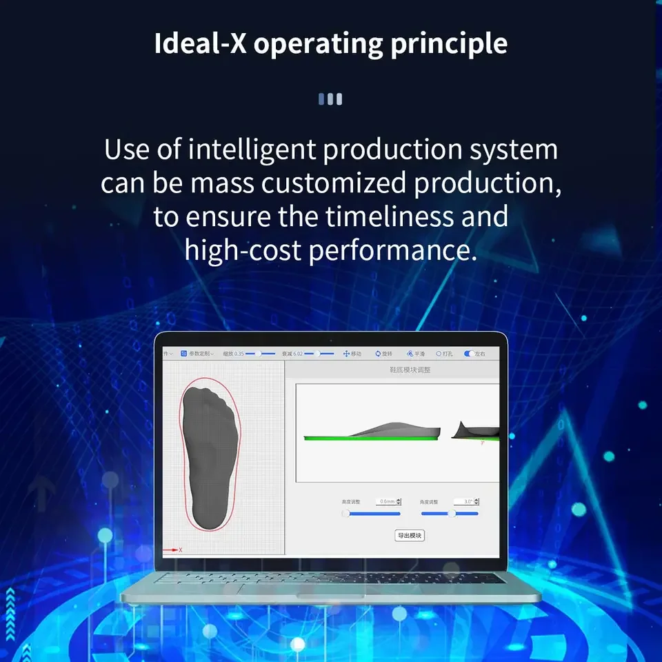 personalise software we developed by ourselves can provide solutions about insole customization,Commercial software