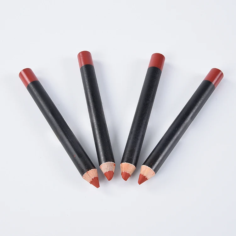 wholesale lip pencil private label vegan lipliner set 2 in 1 pigmented custom logo lip liner