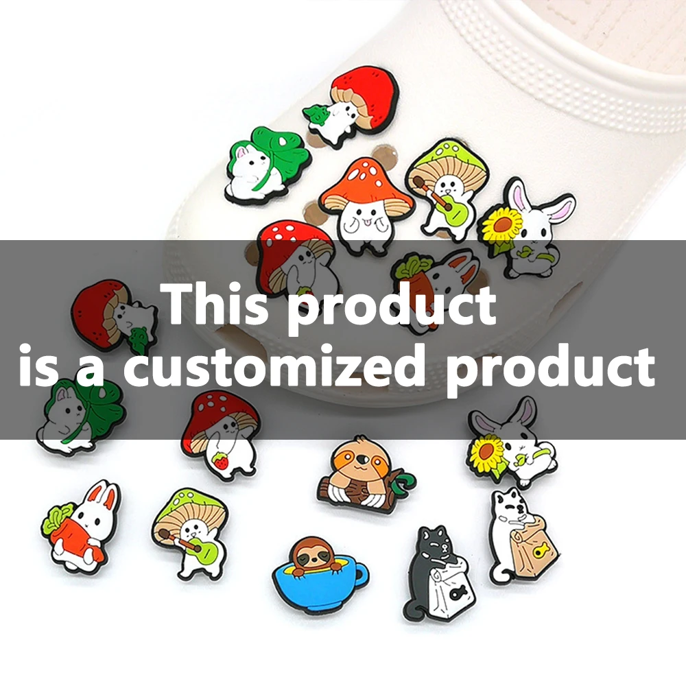 New Designer Mexican Shoe Charms Wholesale 3d Rubber PVC Custom Shoe Accessories Shoe Charms