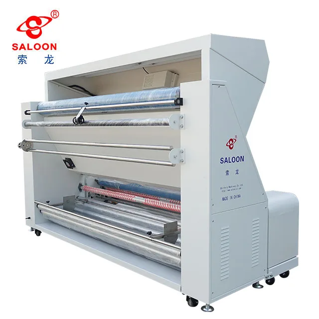 Saloon Heavy Fabric Jean Cloth Fabric Perching Rolling Machine/Inspection Machine/Fabric Inspection And Rolling Machine