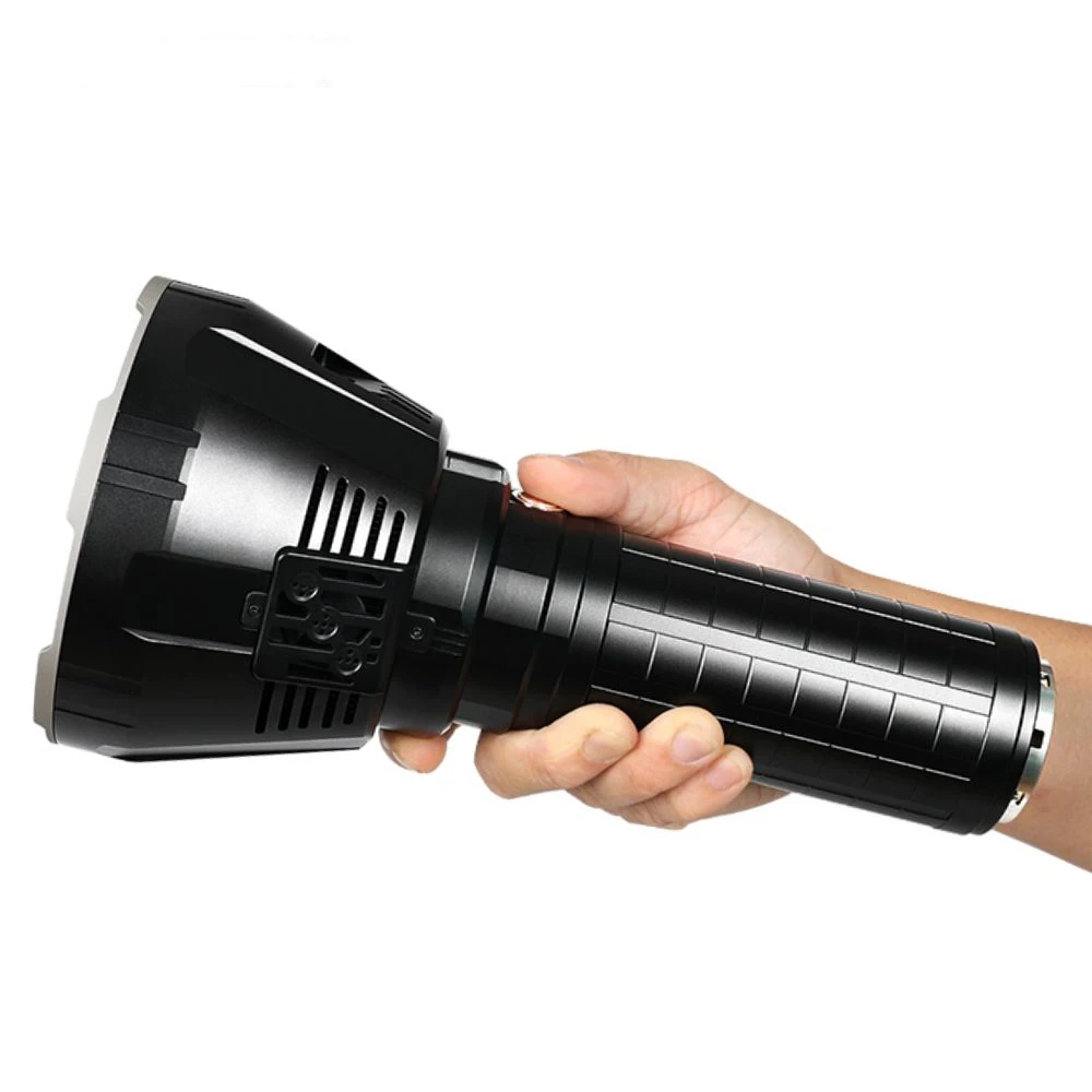 Ip56 100000 Lumens ms18 Waterproof With Battery Intelligent Charging Strongest Led Usb Flashlight