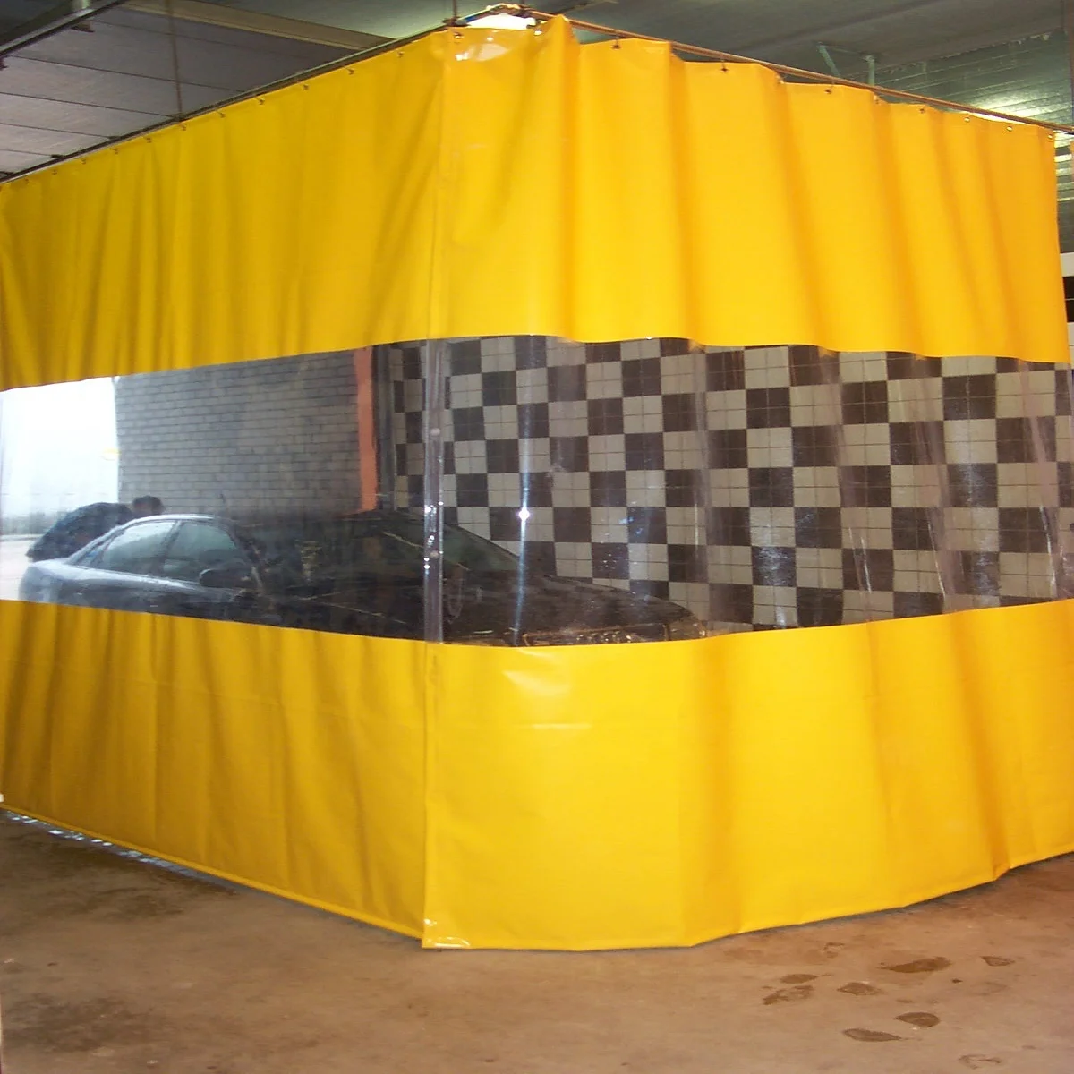 China Manufacture Auto-Guard Paint Booth Curtains Divider and Auto-Guard Body Shop Curtains with good quality
