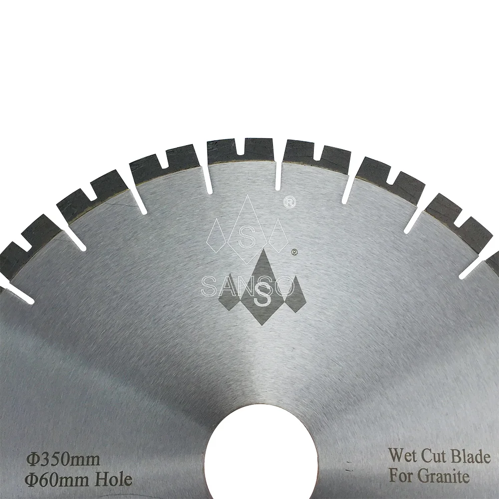 SANSO U Shaped Special Design Segmented Diamond Multi Tool Circular Flush Cut Saw Blades For Cutting Granite